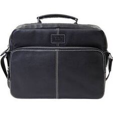 Jill-E Designs JACK Jeremy Leather Bag for 13" Laptops (Black)