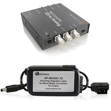 Blackmagic Design Mini Converter SDI to Analog w/ Switronix Powertap Converter Cable Kit