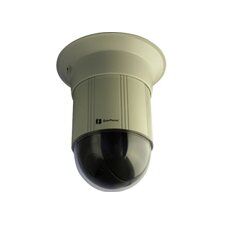 Everfocus EPTZ100 Dome SurveilLANce Camera, Color, 10X, 520 TVL, Includes Surface Flush Mount, Indoor