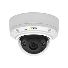 Axis 0535-001 Day and Night Outdoor-Ready Infrared Fixed Mini Dome Network Camera (White)