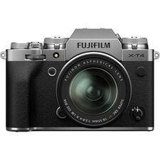 FUJIFILM X-T4 Mirrorless Digital Camera with 18-55mm Lens (Silver)