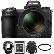 Top ponuda Nikon Z 7 Mirrorless Digital Camera with 24-70mm Lens, FTZ Mount Adapter, and Bag Kit - LaptopPlaza uvoz i distribucija laptopova, projektora i druge IT opreme