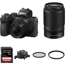 Top ponuda Nikon Z 50 Mirrorless Digital Camera with 16-50mm and 50-250mm Lenses and Accessories Kit - LaptopPlaza uvoz i distribucija laptopova, projektora i druge IT opreme