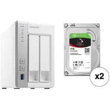 Top ponuda QNAP TS-231P 8TB 2-Bay NAS Enclosure Kit with Seagate NAS Drives (2 x 4TB) - LaptopPlaza uvoz i distribucija laptopova, projektora i druge IT opreme