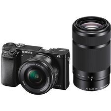 Top ponuda Sony Alpha a6000 Mirrorless Digital Camera with 16-50mm and 55-210mm Lenses (Black) - LaptopPlaza uvoz i distribucija laptopova, projektora i druge IT opreme
