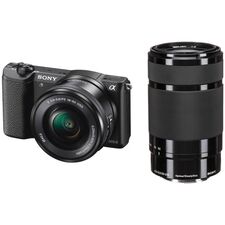 Top ponuda Sony Alpha a5100 Mirrorless Digital Camera Kit with Black 16-50mm and 55-210mm Lenses (Black) - LaptopPlaza uvoz i distribucija laptopova, projektora i druge IT opreme