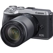 Canon EOS M6 Mark II Mirrorless Digital Camera with 18-150mm Lens and EVF-DC2 Viewfinder (Silver)
