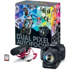 Canon EOS 80D DSLR Camera with 18-135mm Lens Video Creator Kit
