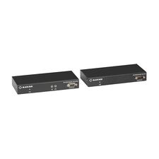 Black Box KVM Extender over Fiber Bundle - Single-Head, DVI-I, USB 2.0, Serial, Audio, Local Video
