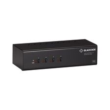 Top ponuda Black Box KVM Switch - 4-Port, Dual-Monitor, DisplayPort 1.2, 4K 60Hz, USB 3.0 Hub, Audio - LaptopPlaza uvoz i distribucija laptopova, projektora i druge IT opreme