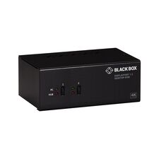 Top ponuda Black Box KVM Switch - 2-Port, Dual-Monitor, DisplayPort 1.2, 4K 60Hz, USB 3.0 Hub, Audio - LaptopPlaza uvoz i distribucija laptopova, projektora i druge IT opreme