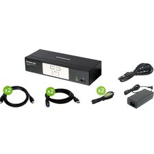 Top ponuda Iogear 2-Port 4K KVM with HDMI Connection, USB and Audio - LaptopPlaza uvoz i distribucija laptopova, projektora i druge IT opreme