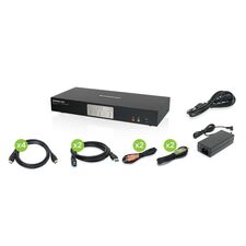 Top ponuda Iogear 2-Port 4K Dual View KVMP Switch with HDMI Connection, USB 3.0 Hub and Audio (TAA) - LaptopPlaza uvoz i distribucija laptopova, projektora i druge IT opreme