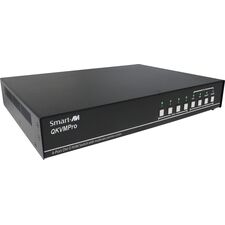 SmartAVI 4-Port DVI-D/USB KVM Switch with Multiview Preview Screen and USB 2.0 / Audio Support.
