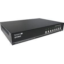 SmartAVI 4-Port HDMI, USB 2.0 KVM Switch with Multiview Preview Screen and Audio Support