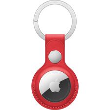Apple AirTag Leather Key Ring ((PRODUCT)RED)