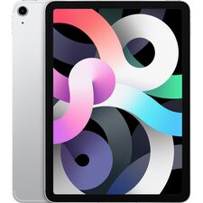 Apple 10.9" iPad Air (4th Gen, 256GB, Wi-Fi + 4G LTE, Silver)