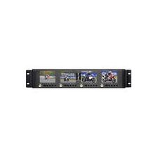Delvcam 3.5" Quad Rackmount DELV-MLCD Series Monitor   DELV-MLCD35RM