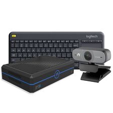 Azulle Byte4 Pro Mini PC with Webcam & Logitech Keyboard Bundle