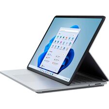 Microsoft - Surface Laptop Studio - 14.4” Touch-Screen - Intel Core i7 with 32GB Memory - NVIDIA GeForce RTX 3050 Ti - 1TB SSD - Platinum