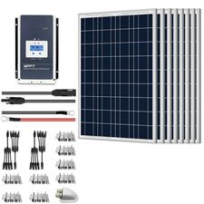 ACOPower 600W 12V Polycrystalline Solar Panel RV Kit with 50A MPPT Charge Controller