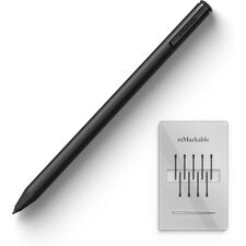 reMarkable Marker Plus The Official reMarkable 2 Pen with Eraser | 9 Felt Replacement Tips | Tilt Sensitivity and 4096 Levels of Pressure Sensitivity |