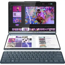 Top ponuda Lenovo - Yoga Book 9i 2-in-1 13.3" 2.8K Dual Screen OLED Touchscreen Laptop - Intel Core Ultra 7 155U with 16GB Memory - 1TB SSD - Tidal Teal - LaptopPlaza uvoz i distribucija laptopova, projektora i druge IT opreme