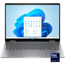 HP - Envy 2-in-1 14" 2K Touch-Screen Laptop - Intel Core Ultra 7 - 32GB Memory - 1TB SSD - Meteor Silver