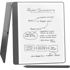 Amazon Kindle Scribe (16GB) - Your notes, documents and books, all in one place. With built-in AI notebook summarization. Includes Premium Pen - Tungsten