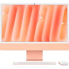 Apple 2024 iMac All-in-One Desktop Computer with M4 chip with 10-core CPU and 10-core GPU: Built for Apple Intelligence, 24-inch Retina Display, 16GB Unified Memory, 256GB SSD Storage; Orange, RAM: 16GB, Velicina hard diska: 256GB, Color: Orange