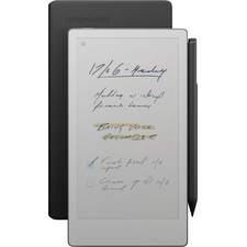 reMarkable - Paper Pro Move - 7.3" Paper Tablet with Marker Plus and Premium Leather Book Folio - Black