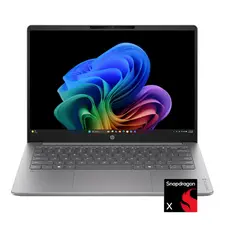 HP - OmniBook 3 - 14" 2K OLED Laptop - Snapdragon X (8-Core CPU) - 16GB Memory - 512GB SSD - Copilot+ - 41+ Hrs Battery Life¹ - Nouvelle Silver