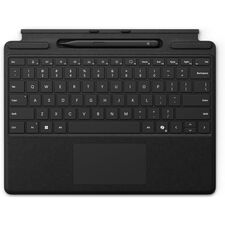 Microsoft Surface Slim Pen (2nd Edition) and Pro Keyboard for Pro (11th Edition), 9, and 8 Black, Style: Direct, Set: Keyboard with Pen Bundle, Color: Black