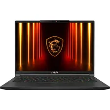 MSI - Stealth A16 AI+ 16" 240 Hz Gaming Laptop QHD+ - AMD Ryzen AI 9 HX 370 with 32GB Memory - GeForce RTX 5080 - 2TB SSD - Core Black, Black