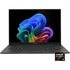 ASUS - Zenbook 14 14" 2K OLED Touchscreen Laptop - AMD Ryzen AI 9 465 2026 - 16GB Memory - 512GB Storage - Copilot+ PC - Jasper Gray