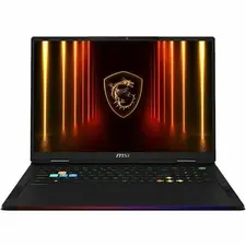 MSI - 18" Gaming Laptop 3840 x 2400 () - AMD Ryzen 9 9955HX3D with 32GB Memory - GeForce RTX 5080 - 2 TB SSD - Core Black, Black