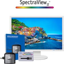 NEC PA243W-SV 24.1" 16:10 Wide Gamut IPS Monitor (with SpectraView II, White)