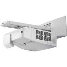 NEC 3600-Lumen Interactive Ultra Short Throw Projector with Touch Module and Wall Mount