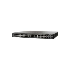 Cisco Systems SF300-48P 48-Port 10/100 PoE Managed Switch with Gig Uplinks