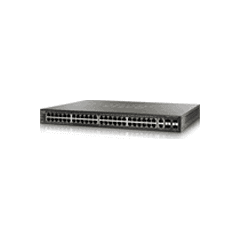 Cisco Systems SG500X-48P 48-Port Gigabit PoE with 4-Port 10-Gigabit Stackable Managed Switch