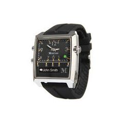 Martian Watches Passport & Black Silicone Band