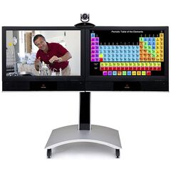 Polycom Group 500 Dual 55" Display Media Center - 2RT55