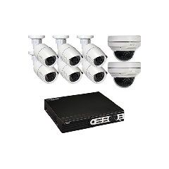 Q-See QT8516-8Z8-2 16 Channel HD 3 MP/1080p NVR System with 8 High-Definition