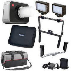 Blackmagic Design Cinema Camera MFT Mount Kit with Handgrips & LED Lights