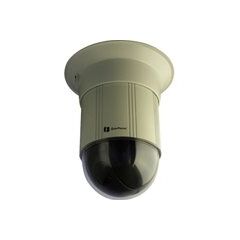 Everfocus EPTZ100 Dome SurveilLANce Camera, Color, 10X, 520 TVL, Includes Surface Flush Mount, Indoor