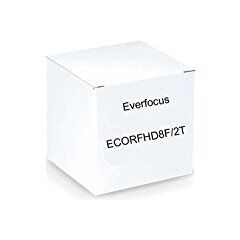 Everfocus ECORFHD8F/2T 1080P Full Had Digital Video Recorder, Multiple Monitor Outputs, 8 Channel,