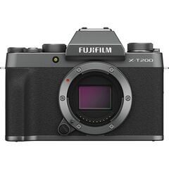 FUJIFILM X-T200 Mirrorless Digital Camera (Body Only, Dark Silver)