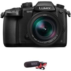 Panasonic Lumix DC-GH5 Mirrorless Micro Four Thirds Digital Camera with 12-60mm Lens and Microphone Kit