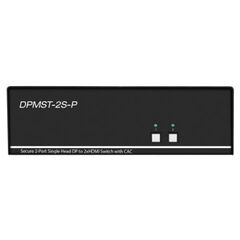 SmartAVI 2-Port single-head DP to 2xHDMI Secure KVM w/ audio and CAC