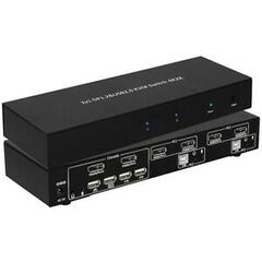 Bytecc 2x1 DP 1.2 & USB 2.0 KVM Switch 4K2K Support DP++